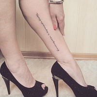 Леггинсы с декором на щиколотках 