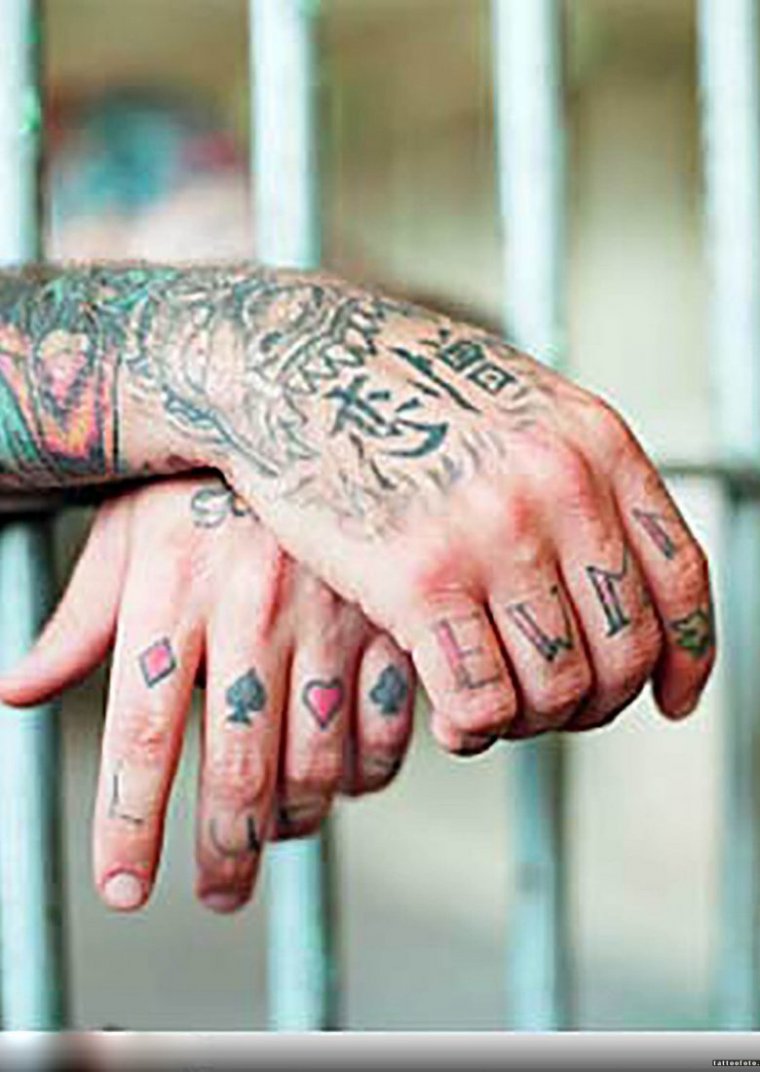 тюремные наколки на пальцах фото
